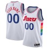Dres Philadelphia 76ers Prilagođeni Nike 2024-25 City Edition Bijela Swingman